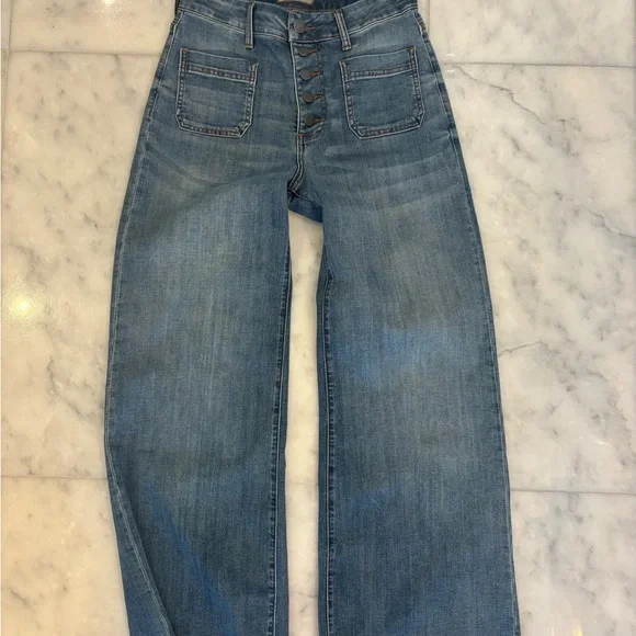 Kut from the Kloth High-Waisted Meg Wide Leg Jeans - Picture 1 of 2